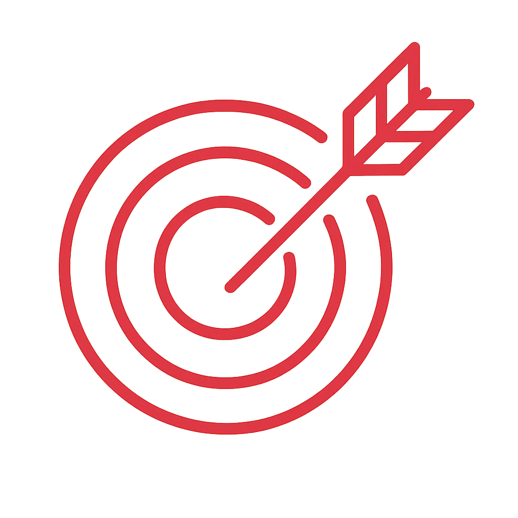 Ícone de alvo representando a missão institucional do ISBET.